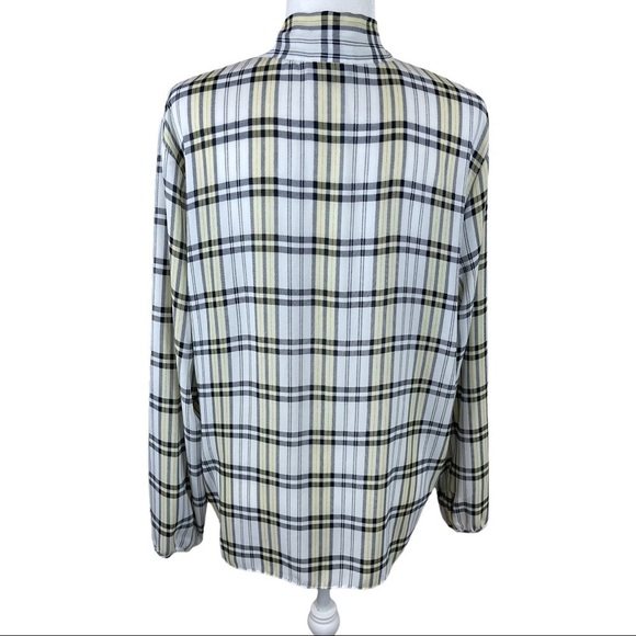1. STATE PLAID LONG SLEEVE BLOUSE - Picture 3 of 5